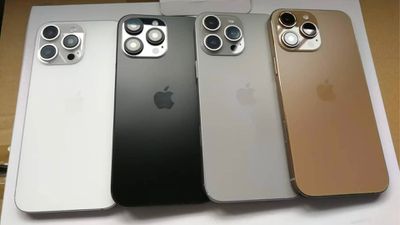 Die vier neuen Farben des iPhone 16 Pro werden in einem neuen Bild enthüllt