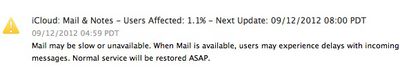 icloud mail down 091212