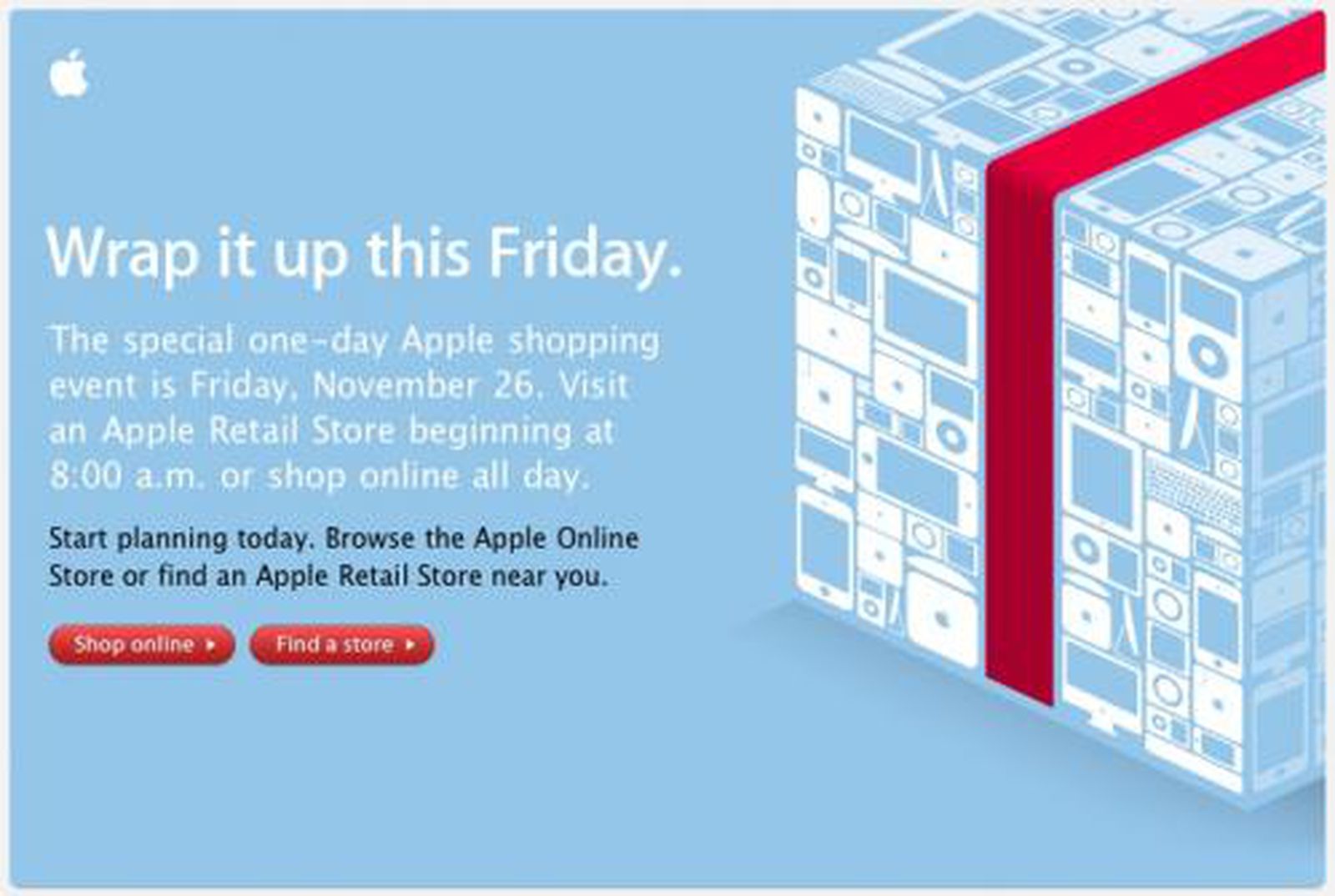 Apple Teases 'Black Friday' Sale in Online and Retail Stores MacRumors