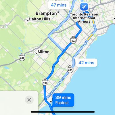 Apple Maps Toronto