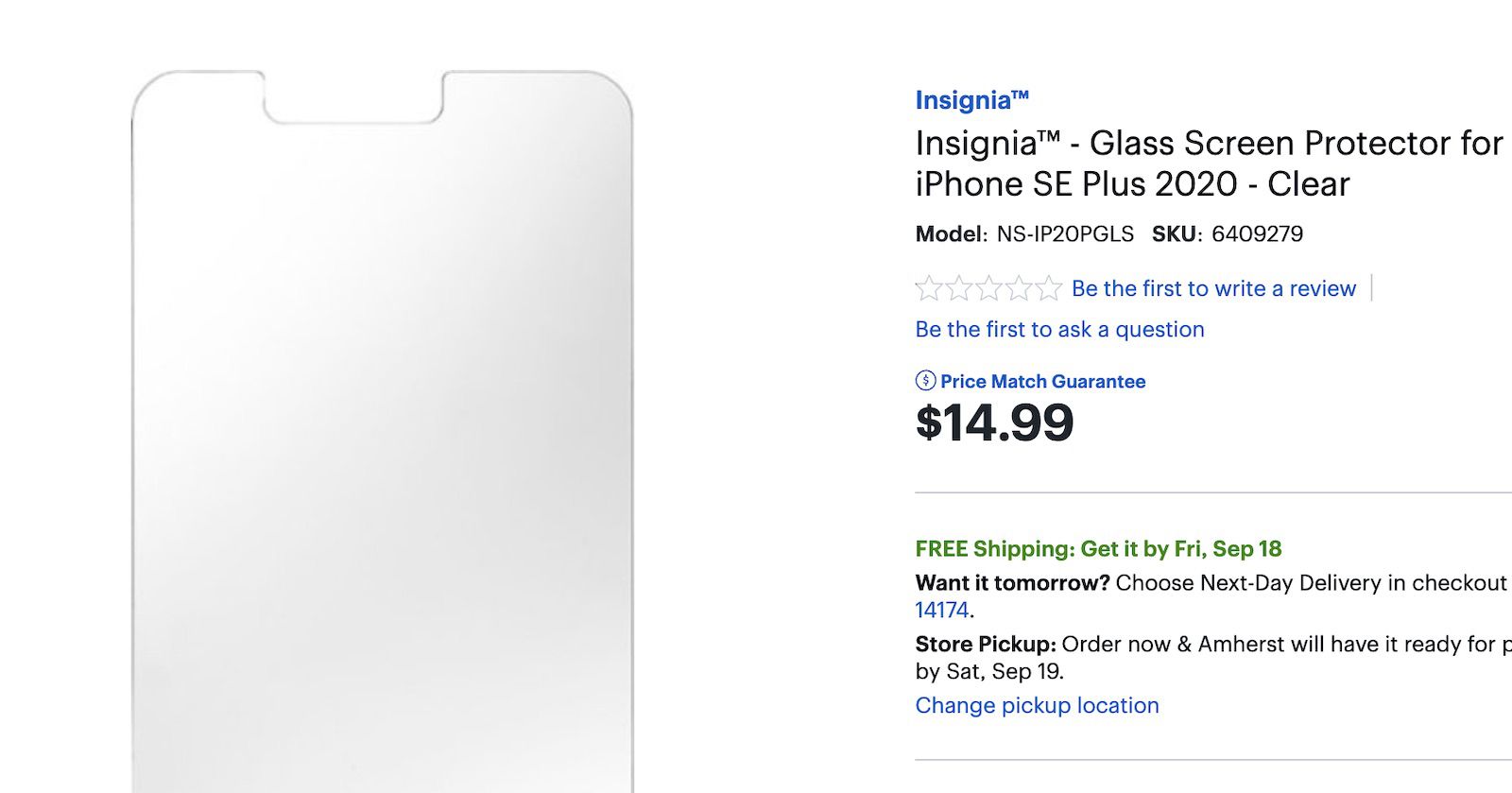 Best Buy Lists 'iPhone SE Plus' Screen Protector With iPhone 8 Plus