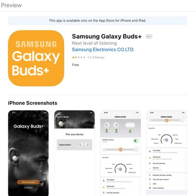 galaxy buds ios app store preview