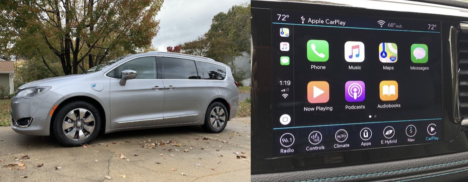2018 Chrysler Pacifica Hybrid Uconnect and CarPlay Review MacRumors