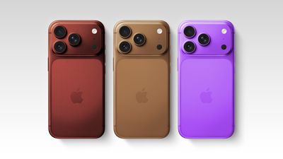 Coffee Burgundy and Purple iPhone 18 Pro Mock 1