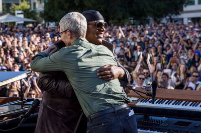 tim cook stevie wonder