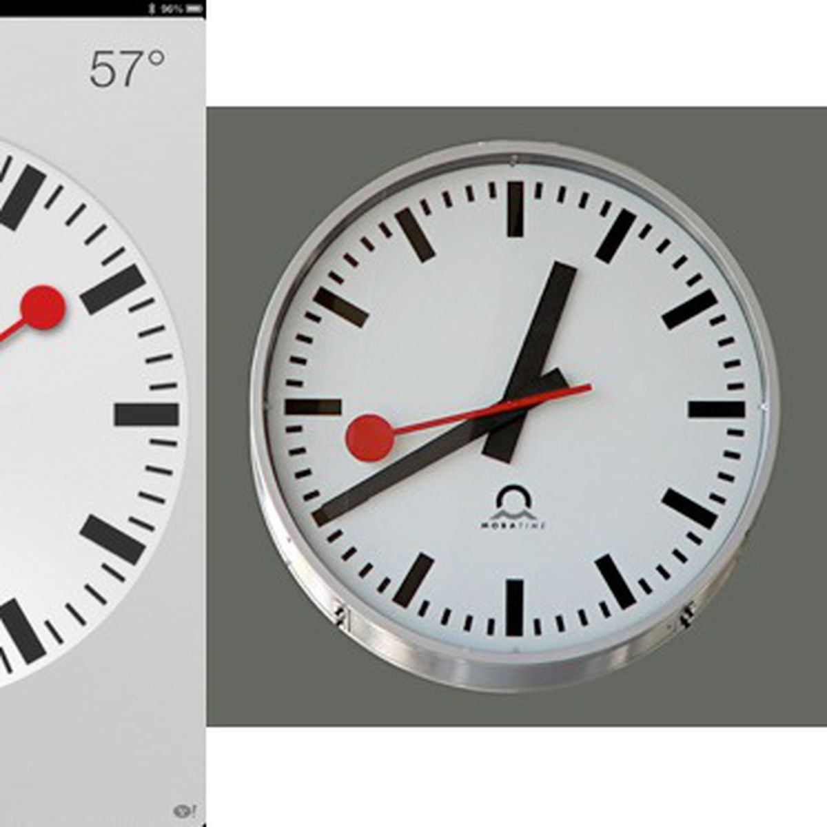 New in iOS 6: a new Clock app for the iPad