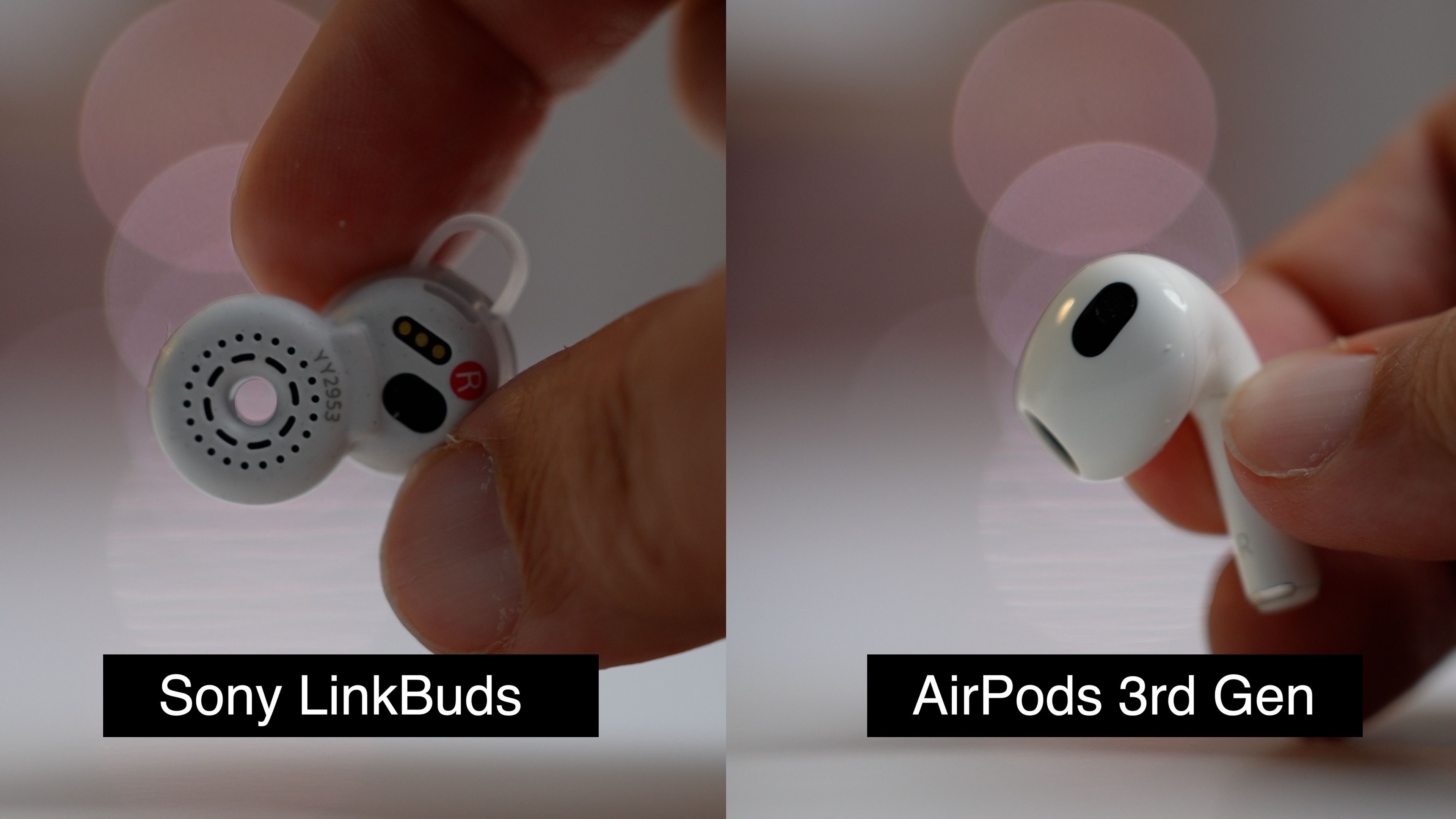 Sony의 새로운 LinkBuds는 Apple의 AirPods 3와 비교됩니다.