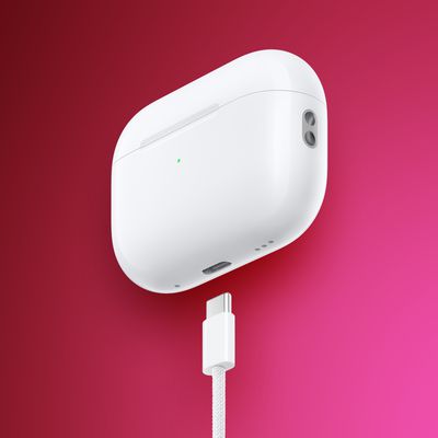 AirPods USB C Port Magenta