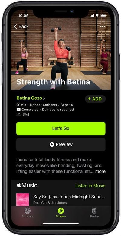 borgoña Finalmente abrazo Apple Fitness+: Everything You Need to Know About Apple's Workout Service -  MacRumors