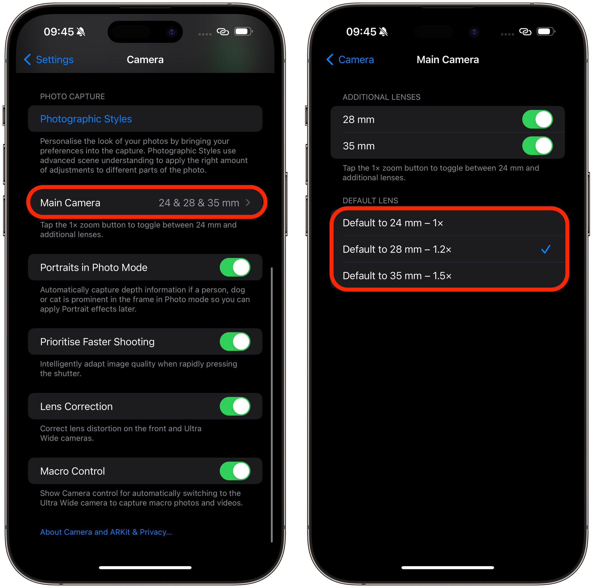 iphone 15 plus front camera settings for best quality
