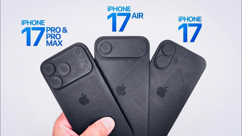 Βίντεο δείχνει μακέτες του iPhone 17 με βάση “εσωτερικά έγγραφα”