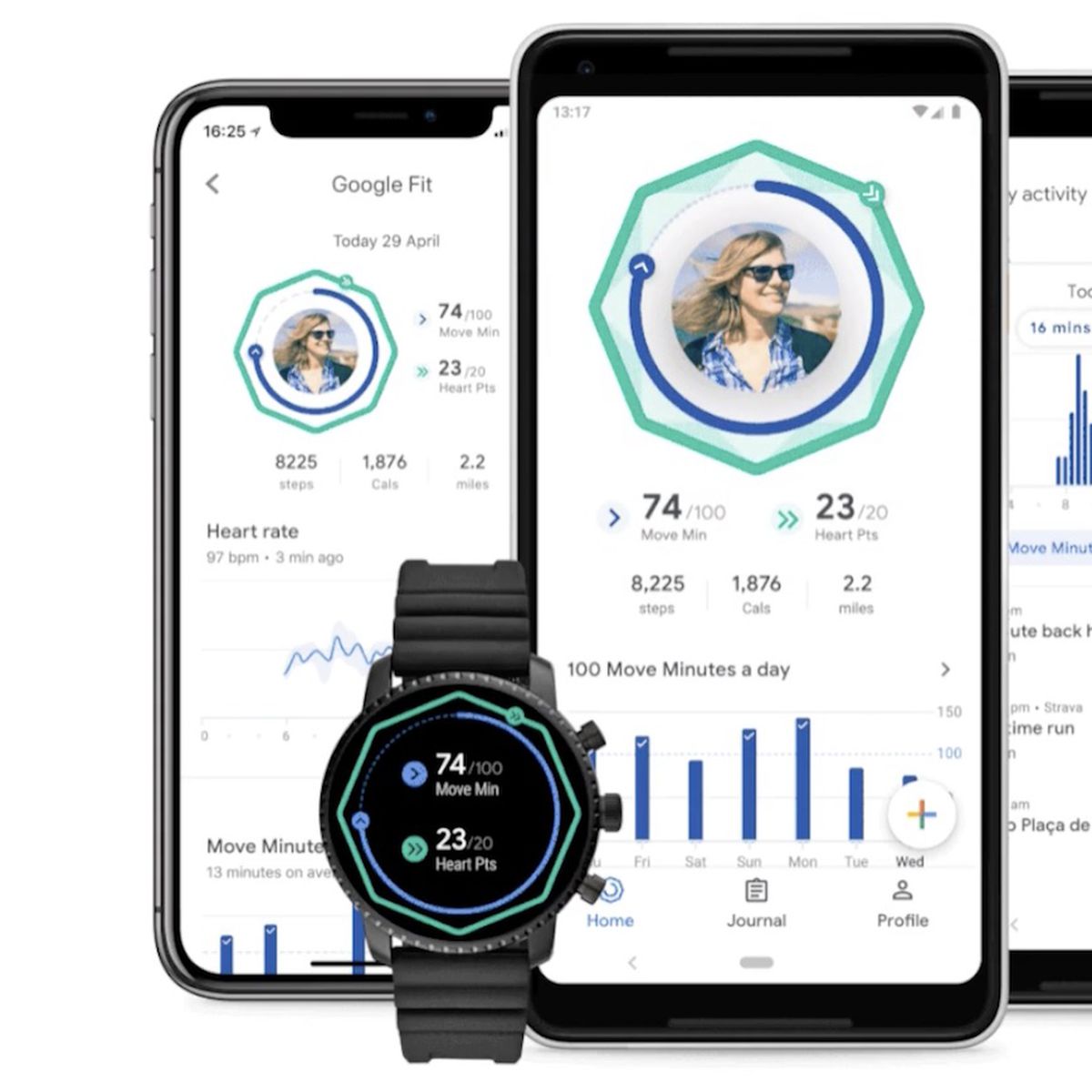 Apple watch best sale google fit android