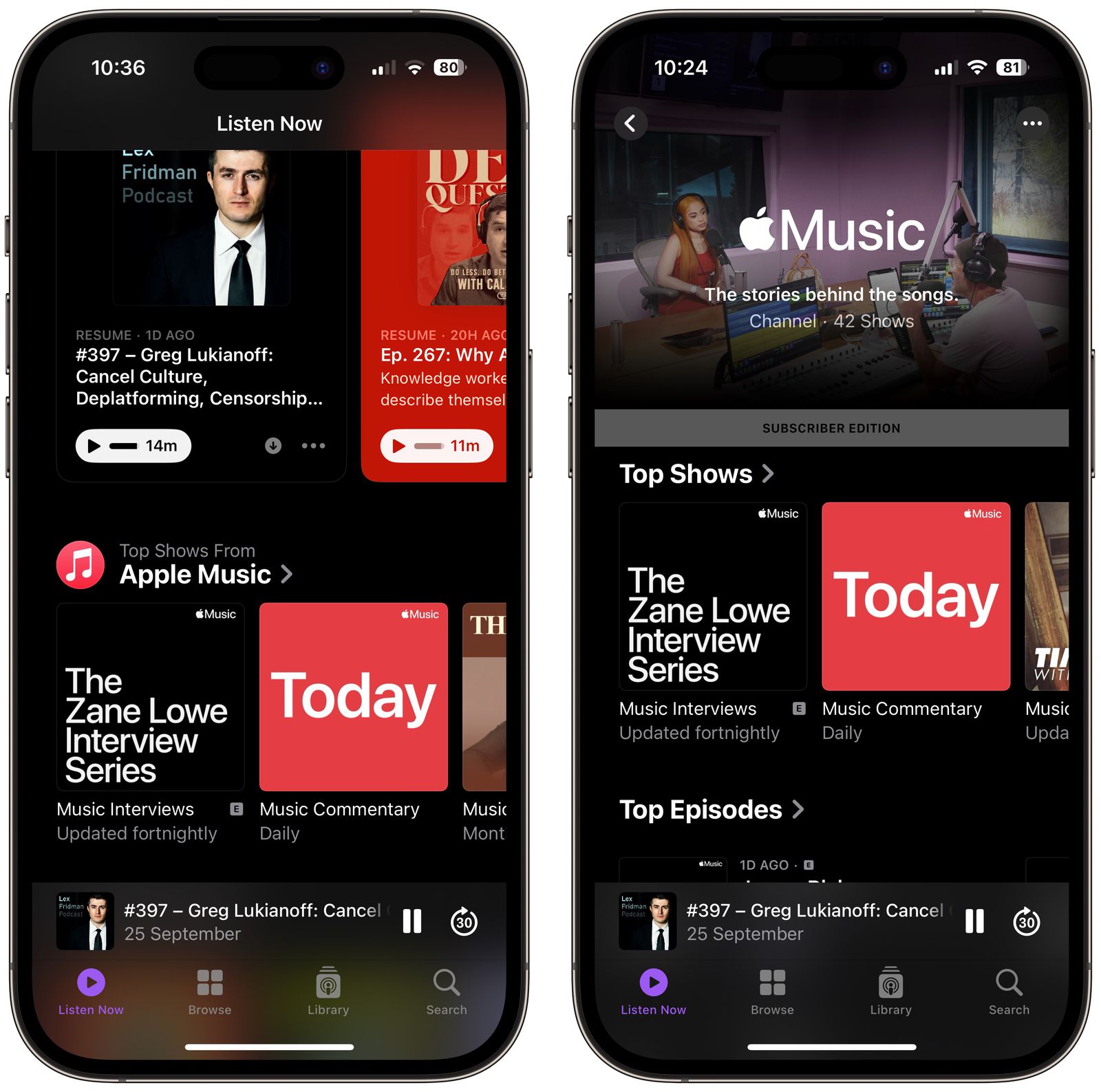 Apple Music Radio Shows and More Now Available in Apple Podcasts App