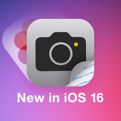 iOS 16 Photos and Camera Guide Feature