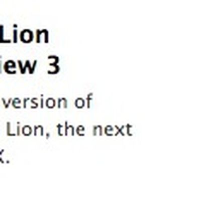 mountain lion dev 3