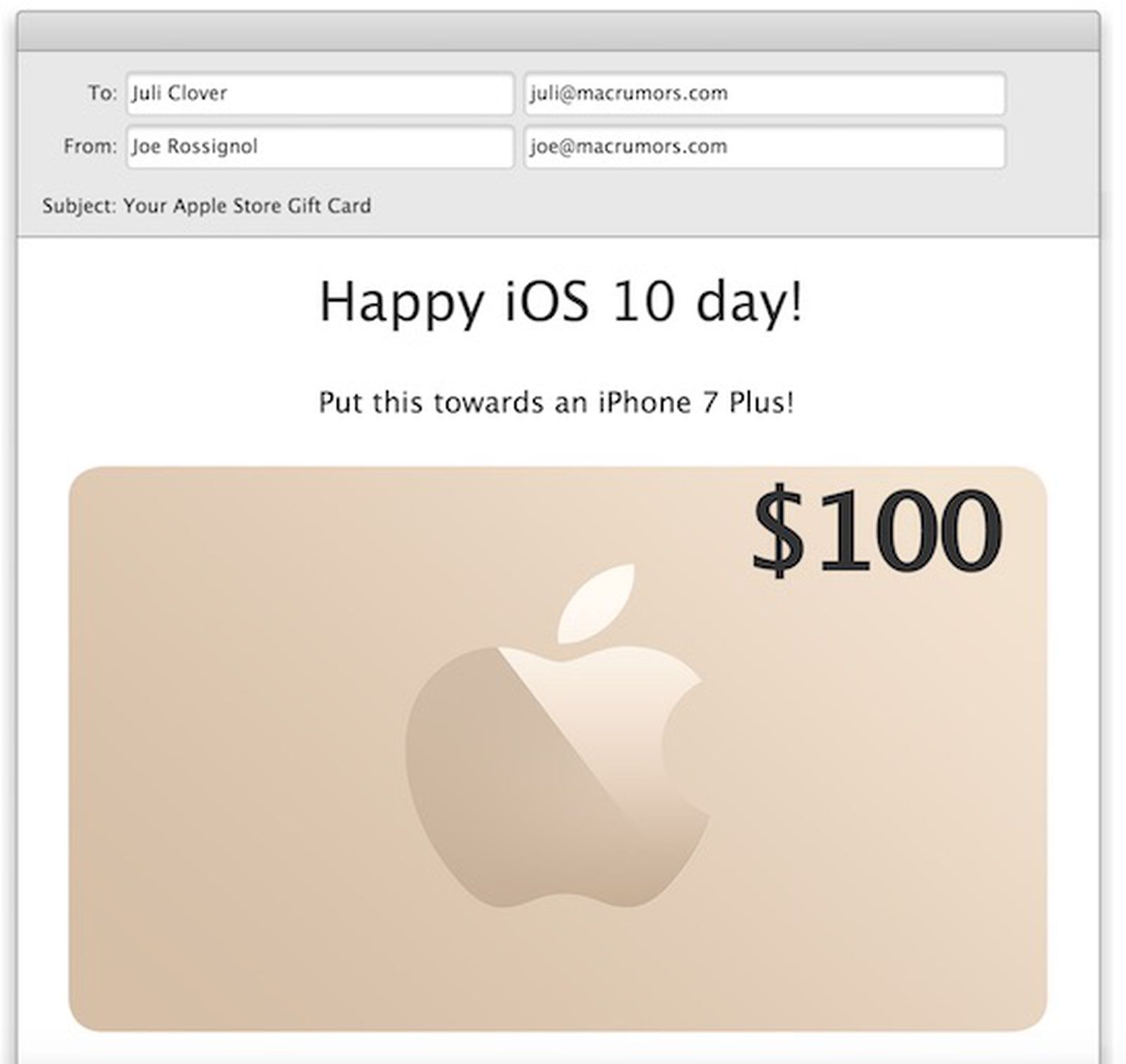 Apple's All-in-One Gift Card Now Available in Canada and Australia -  MacRumors