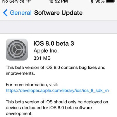 ios 8 beta 3