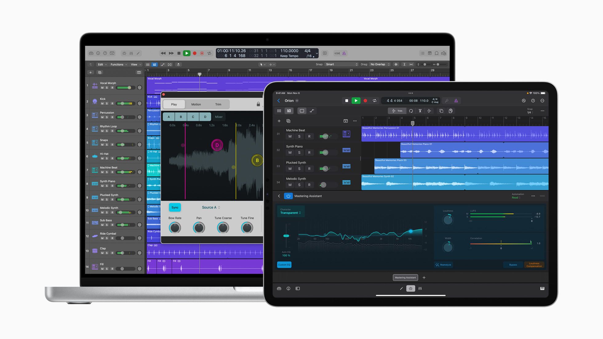 Logic Pro برای Mac و iPad با ویژگی های جدید به روز شد