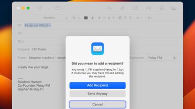 mail missing recipient - PSA: Apple Mail آدرس‌های موجود در امضاها را به‌عنوان گیرندگان گمشده تجزیه می‌کند
