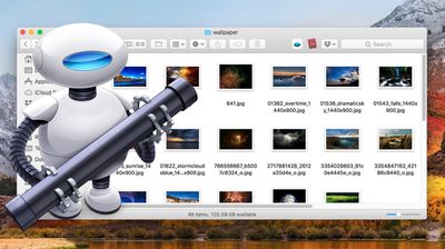 resize image service with automator