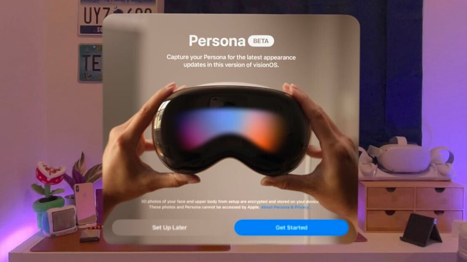 Apple начинает улучшать Vision Pro Personas в бета-версии VisionOS 1.1