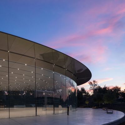 Steve Jobs Theater dusk