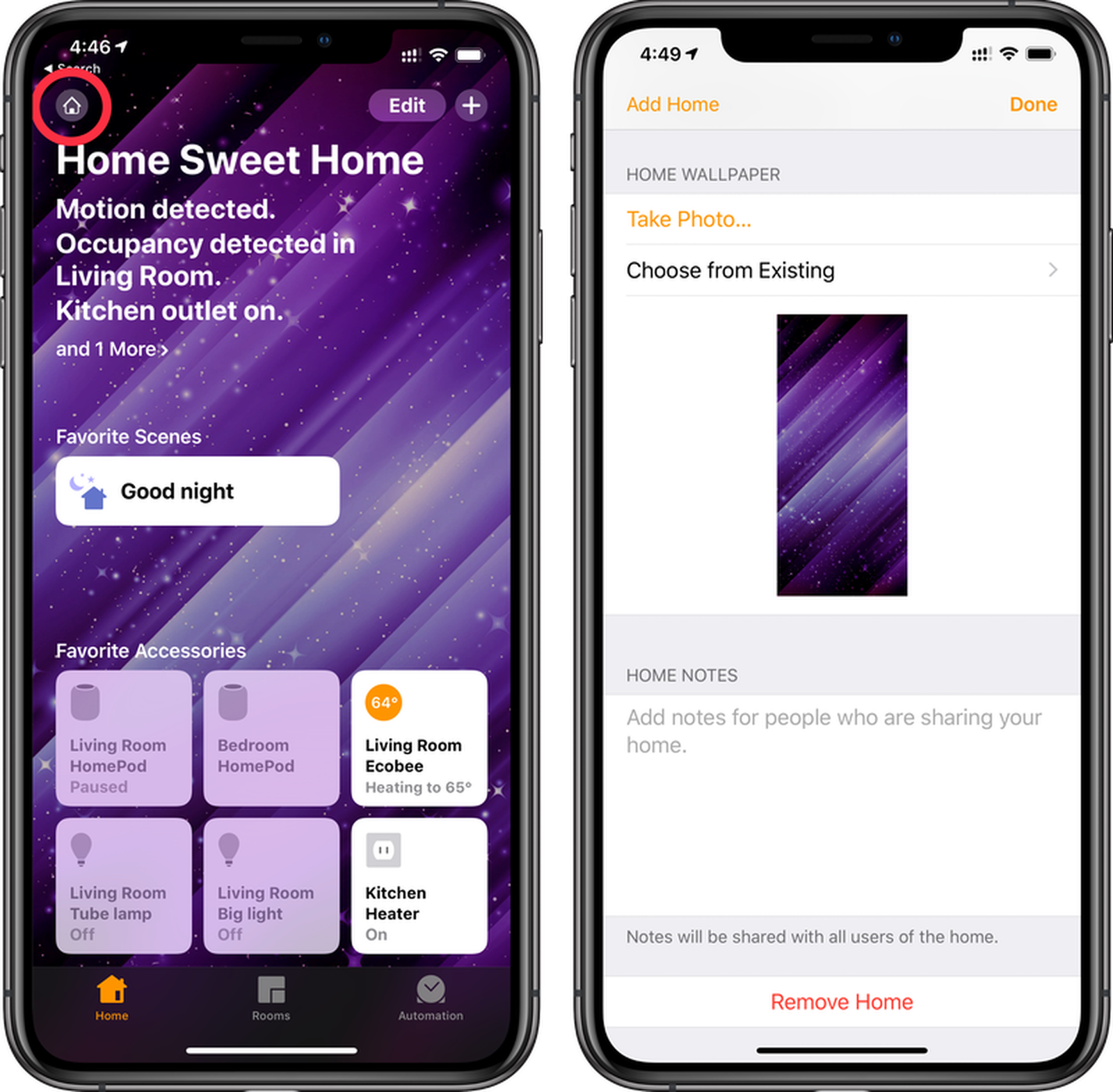 How to Change the Wallpaper in the Home App - MacRumors