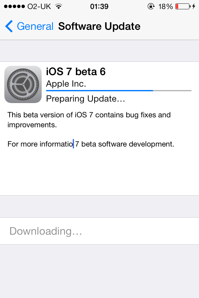 apple unexpectedly seeds ios 7 beta 6 to developers image