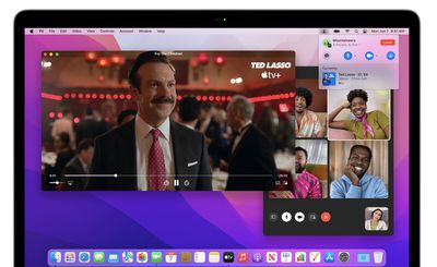 SharePlay aggiunto in macOS Monterey 12.1 Beta