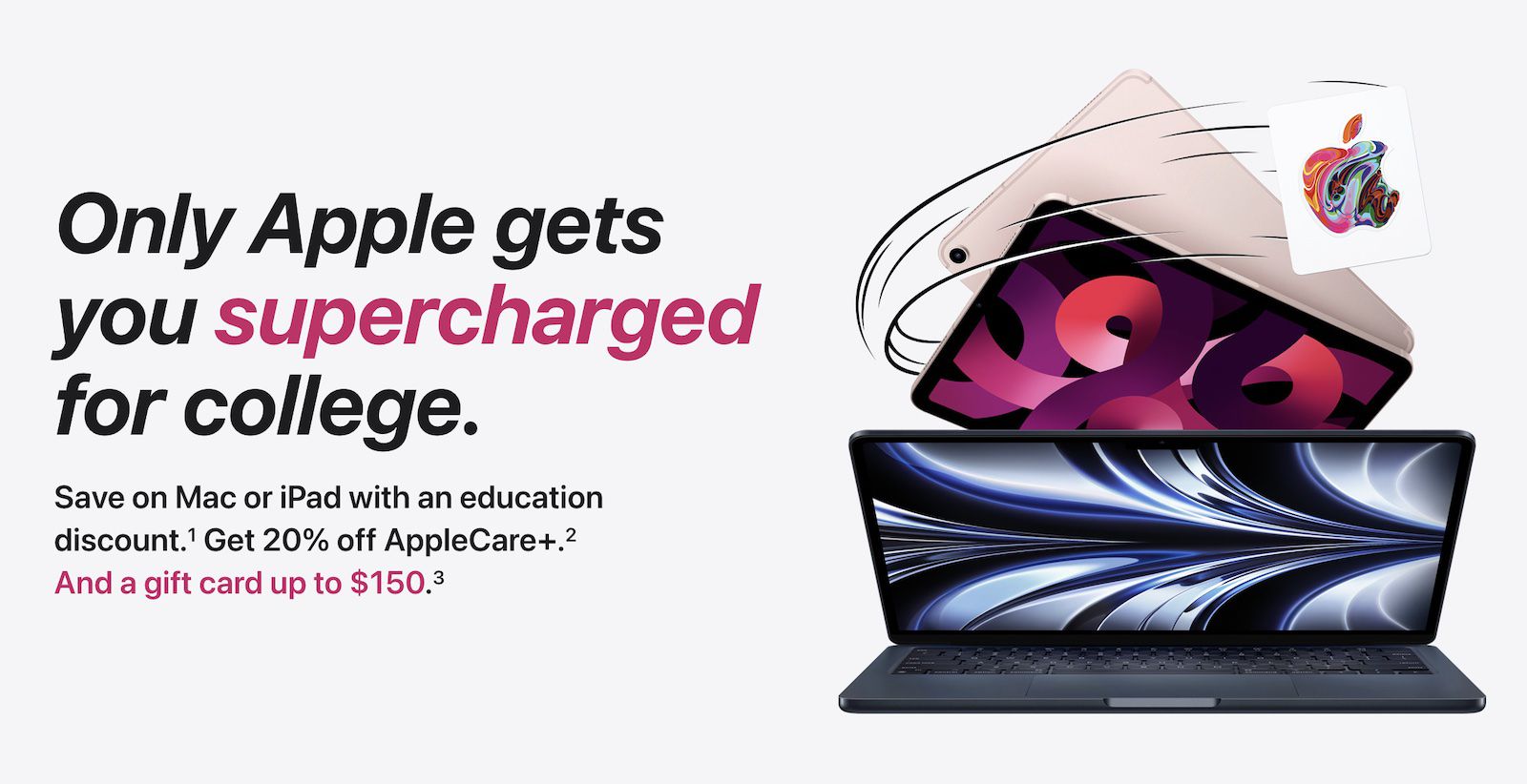 photo of Apple Launches 2022 Back to School Promotion: Up to $150 Gift Card With Mac or iPad image