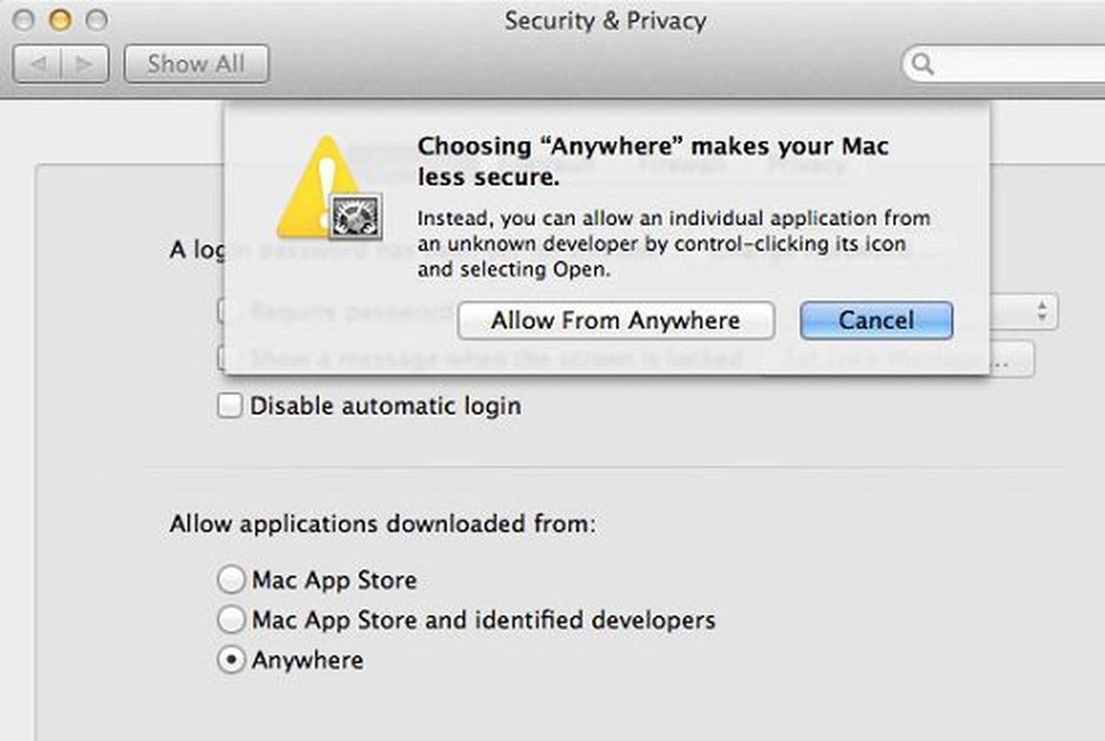 mac gatekeeper settings