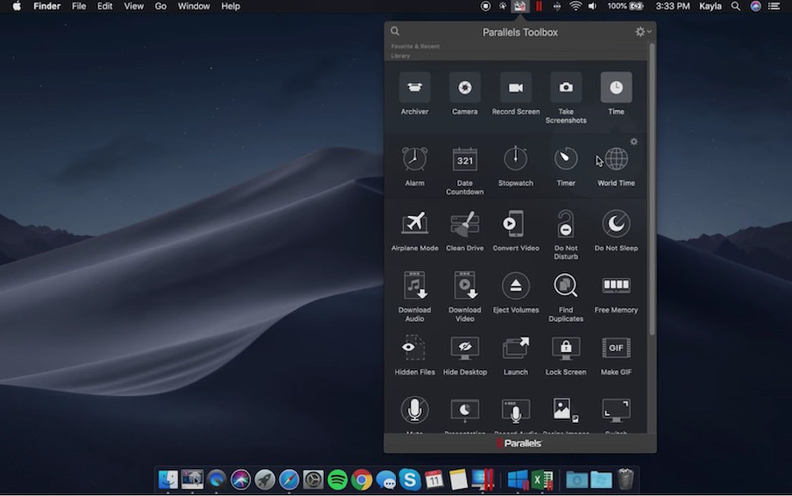 parallels for mac os mohave