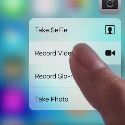 iPhone 6s 3D Touch
