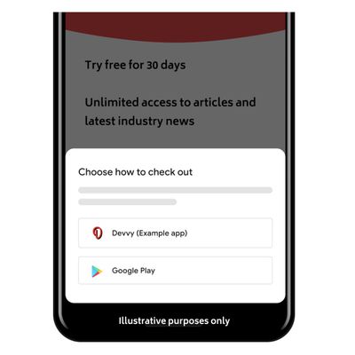 google play alternative billing