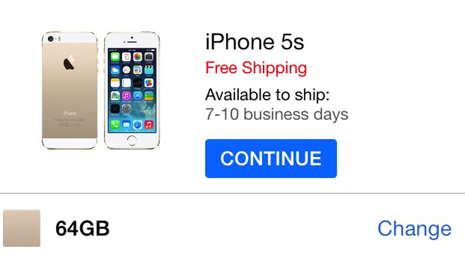 Gold iPhone 5s Models Seeing Little to No Stock for Launch Gold iPhone 5s Models Seeing Little to No Stock for Launch