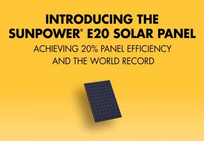 sunpower e20 solar panel