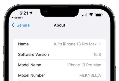 iphone 13 model number