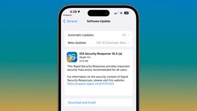 Apple Continues Building Out Rapid Security Response Feature in iOS 16.4 Beta
