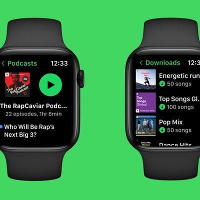 Spotify Apple Watch App 2022 Redesign