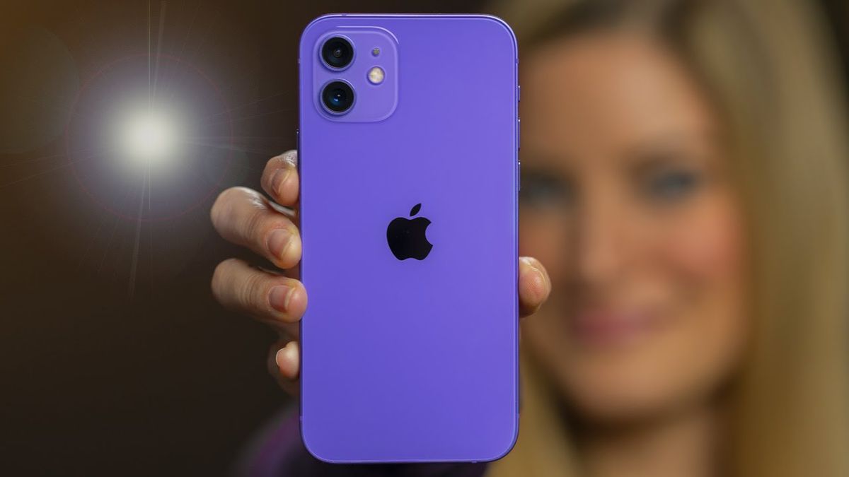 iphone 12 in purple reviews more lavender but unmistakeable image