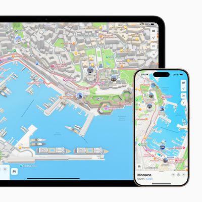 Apple Maps F1 Monaco Grand Prix hero