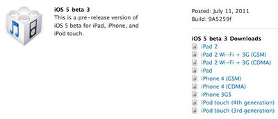 ios 5 beta 3