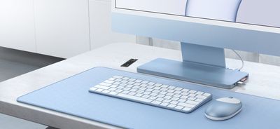 2022 05 20 IMG8 V1 BLUE desktop - Satechi داک باریک USB-C جدید را برای iMac 24 اینچی با محفظه برای SSD خارجی معرفی کرد