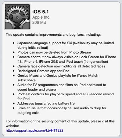 ios 5 1 ipad