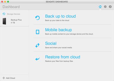 using seagate backup plus slim on pc without dashboard