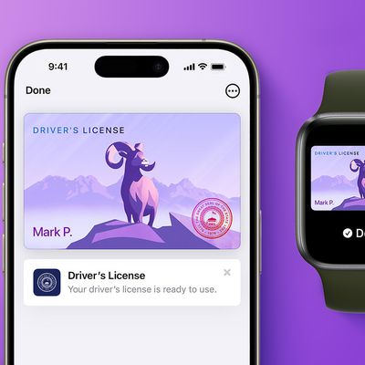 apple wallet drivers license feature iPhone 15 pro purple 1