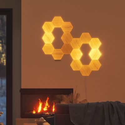 nanoleaf elements night time
