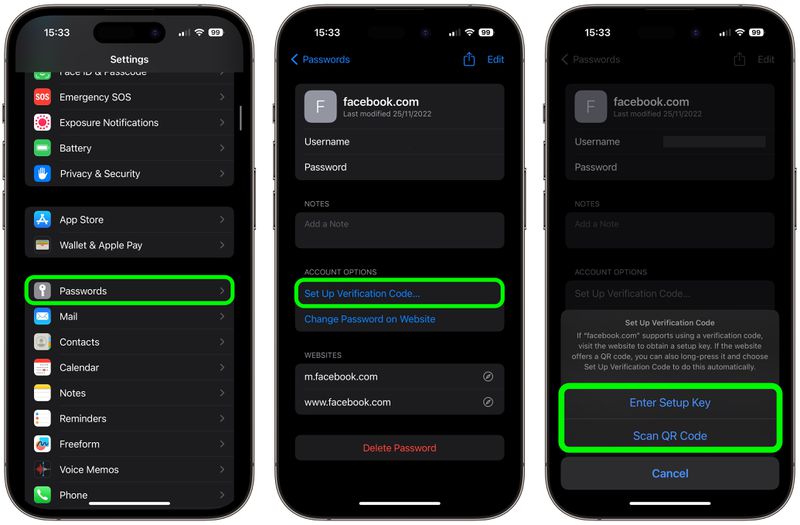 How to Set Up and Use the Built-in 2FA Code Generator in iOS - MacRumors