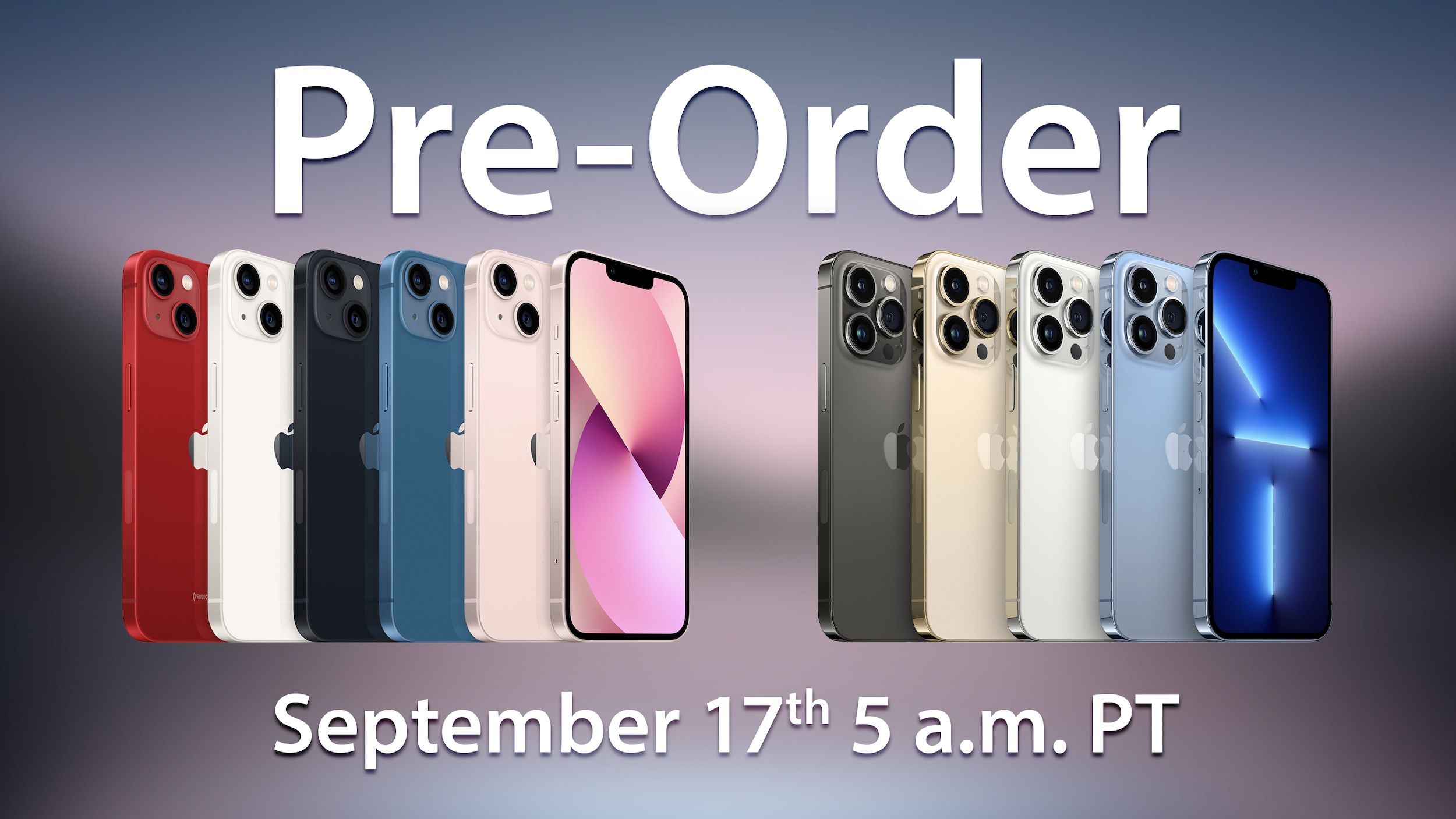 photo of When You Can Pre-Order the iPhone 13 mini, iPhone 13, iPhone 13 Pro, and iPhone 13 Pro Max in Every Time Zone image
