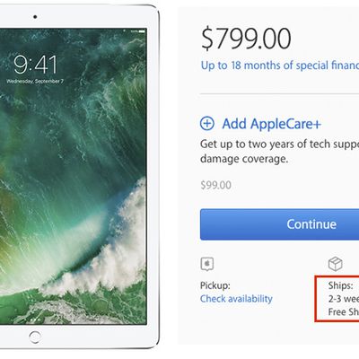 ipad pro 2 3 weeks